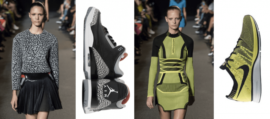 Sneaker dresses by Alexander Wang 2015