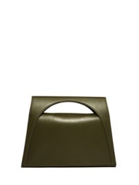 J.W. ANDERSON WOMENS SMALL CALF LEATHER MOON BAG