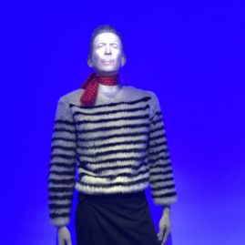 Sprechende Installationen: Hier Monsieur Gaultier selbst
