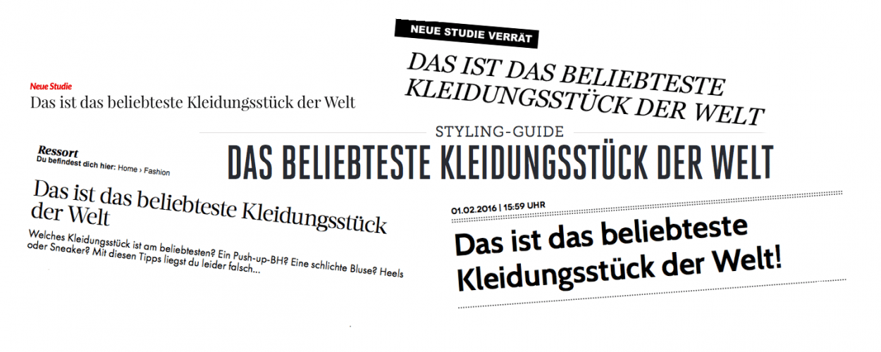 Für Sie geklickt: Fashion & Beauty