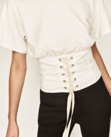 Zara Corsage T Shirt belt Modepilot