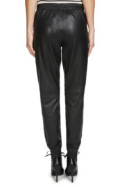 Set Lederhose Gummizug Schwarz Modepilot