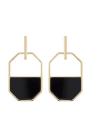 Atelier Romy Art Deco Ohrringe Modepilot Schwarz Gold