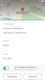 Belege Lunchit Schumanns Modepilot