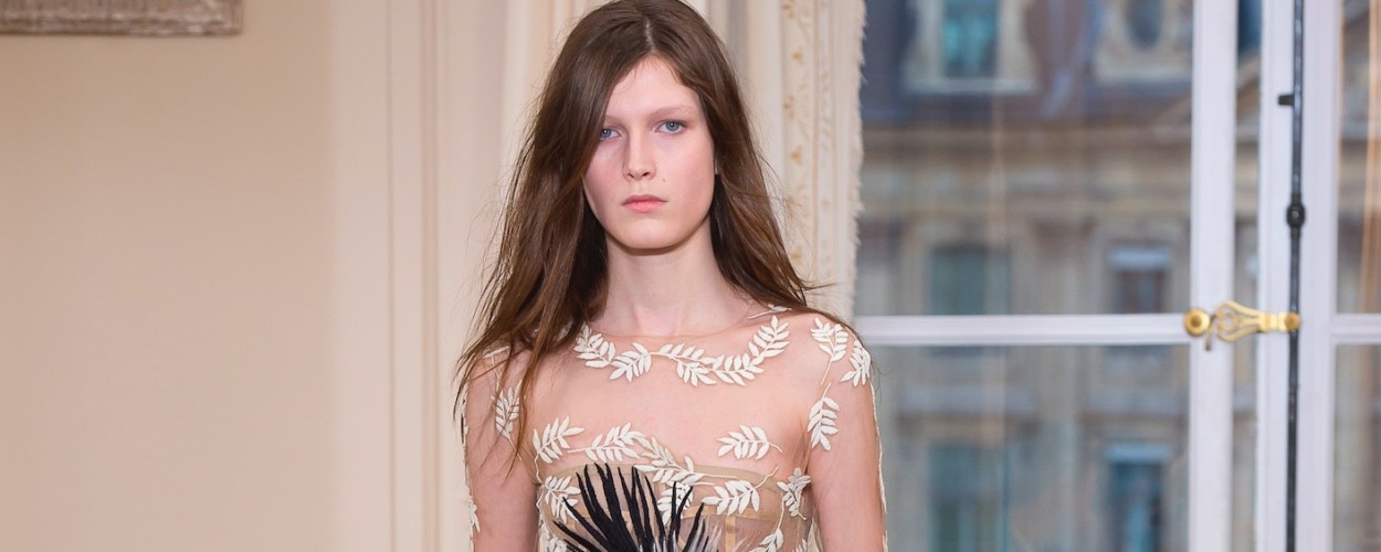 Währenddessen bei der Haute Couture in Paris: Crystal Mesh