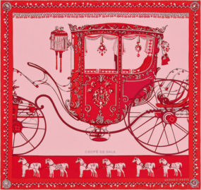 Hermes Seidentuch Modepilot Kutsche Carre